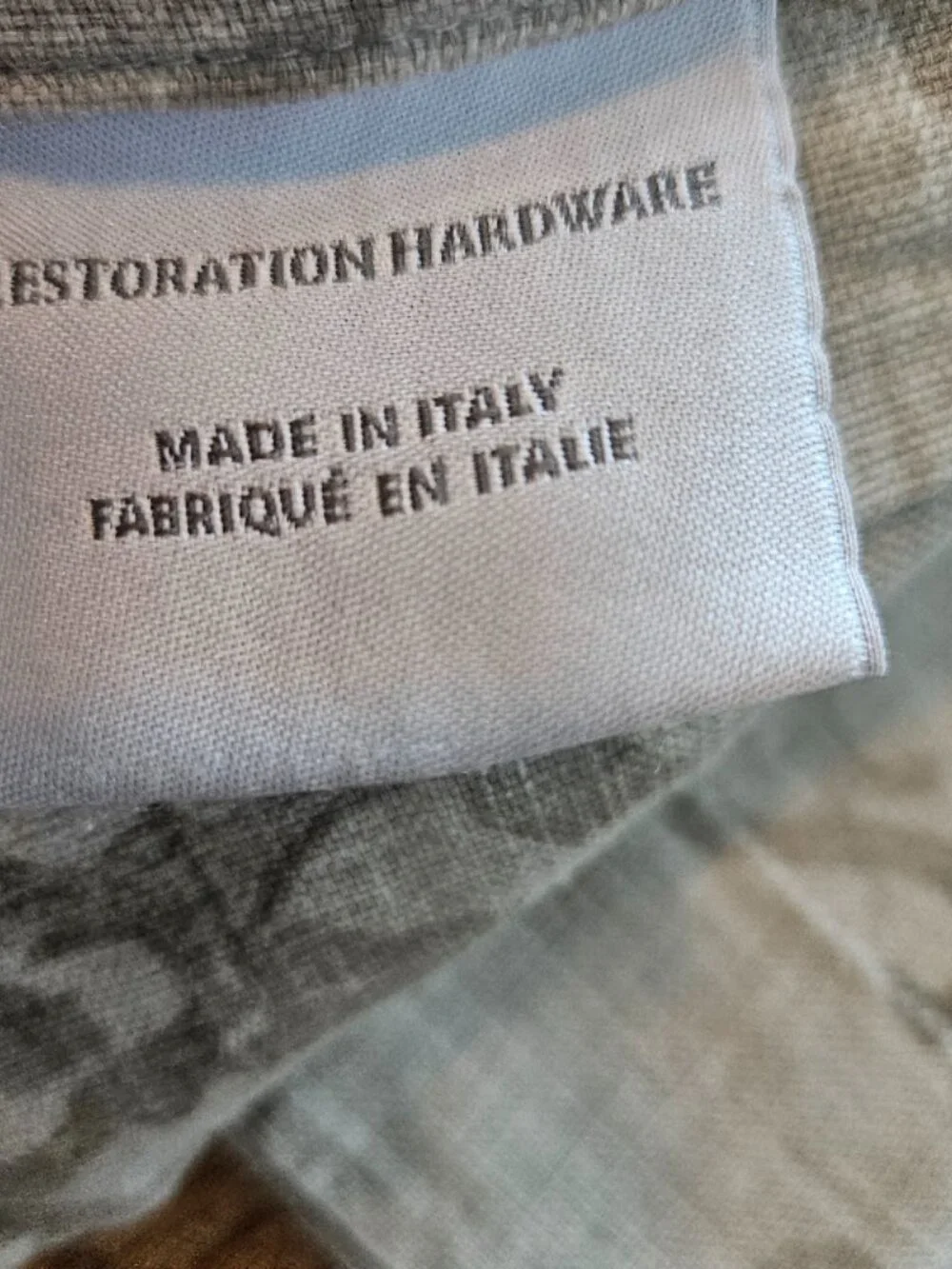 RH Restoration Hardware Italian Vintage Trellis Standard Pillow Shams Set of 2